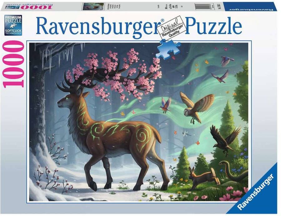 Ravensburger puzzel Hert van de lente Legpuzzel 1000 stukjes