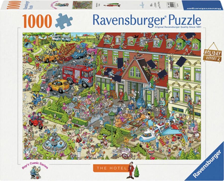 Ravensburger puzzel Holiday Resort 2 The Hotel Legpuzzel 1000 stukjes