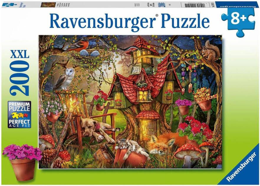 Ravensburger puzzel Huisje in het Bos Legpuzzel 200XXL stukjes