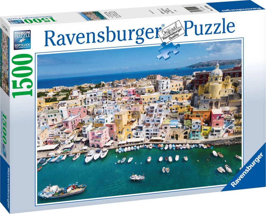 Ravensburger puzzel Italian landscapes: ista su Procida Legpuzzel 1500 stukjes