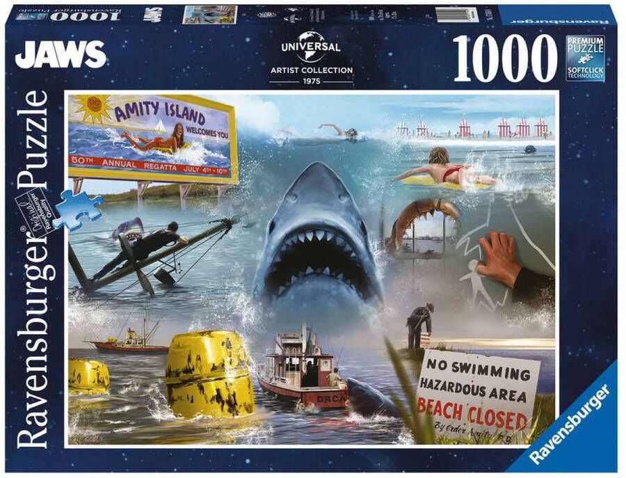 Ravensburger puzzel Jaws Legpuzzel 1000 stukjes