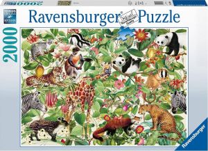 Ravensburger puzzel Jungle Legpuzzel 2000 stukjes