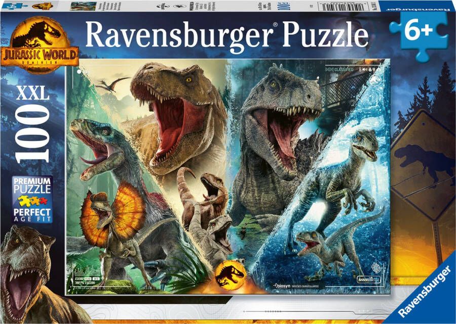 Ravensburger puzzel Jurassic world Dominion Legpuzzel 100 XXL stukjes