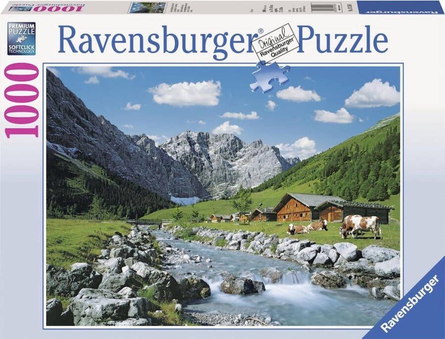 Ravensburger puzzel Karwendelgebergte Oostenrijk Legpuzzel 1000 stukjes