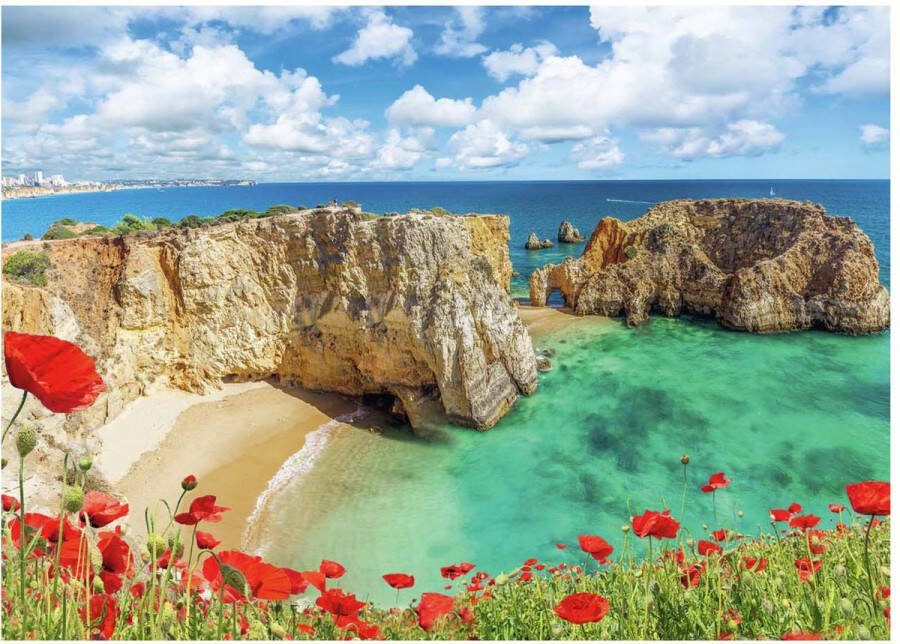 Ravensburger puzzel Klaprozen in de Algarve Portugal Legpuzzel 1000 stukjes