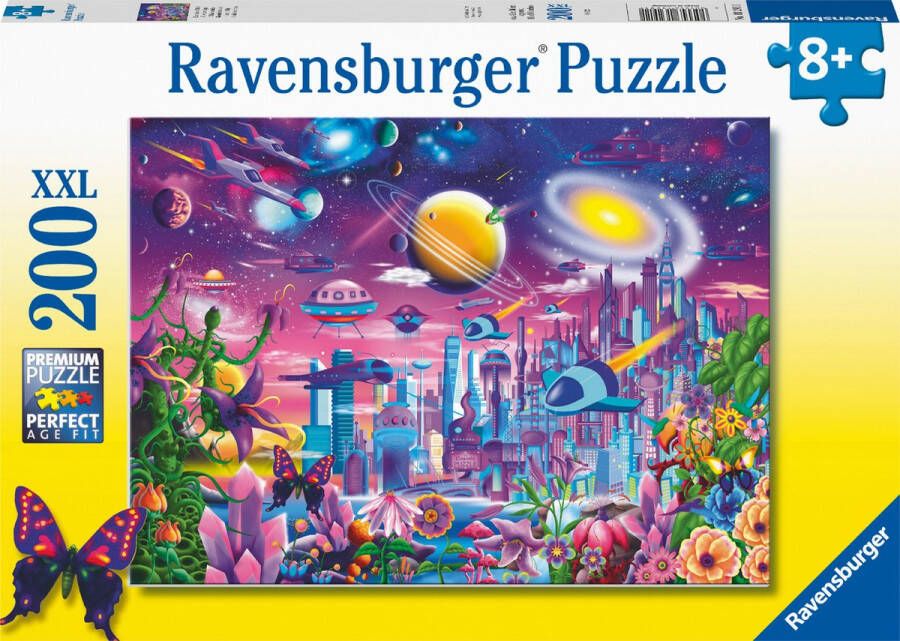 Ravensburger puzzel Kosmische Stad Legpuzzel 200XXL stukjes