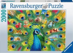 Ravensburger puzzel Land of the Peacock Legpuzzel 2000 stukjes