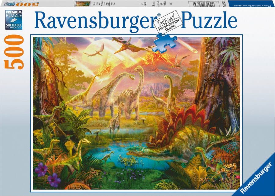 Ravensburger puzzel Land van de Dinosauriers Legpuzzel 500 stukjes