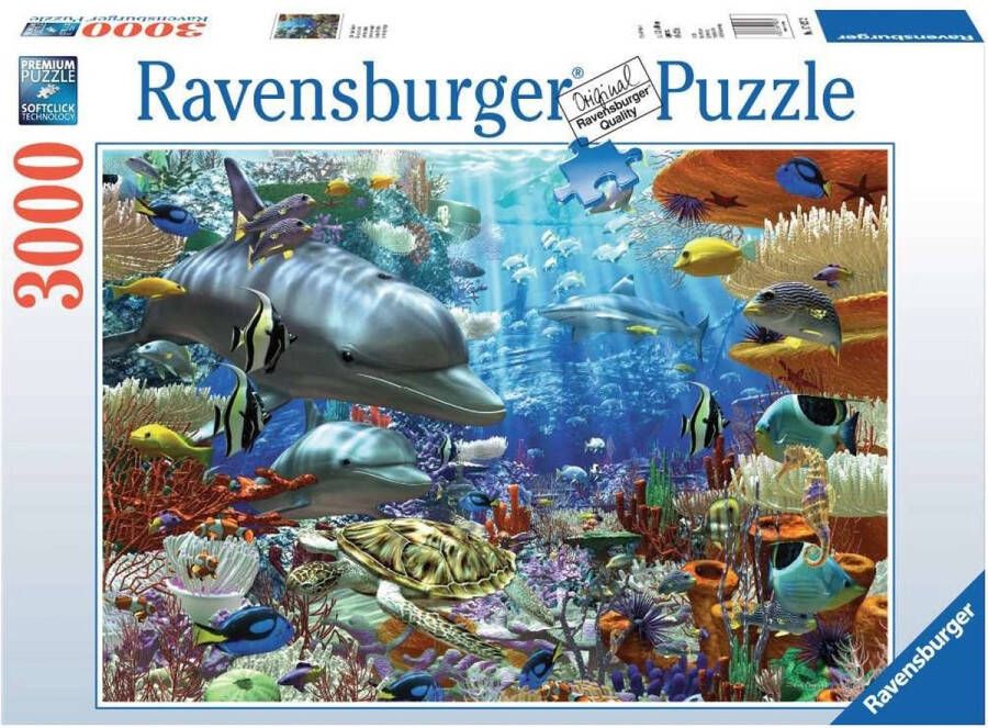 Ravensburger puzzel Leven onder water Legpuzzel 3000 stukjes