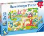 Ravensburger puzzel Lievelingsdino's Twee puzzels 12 stukjes kinderpuzzel - Thumbnail 1