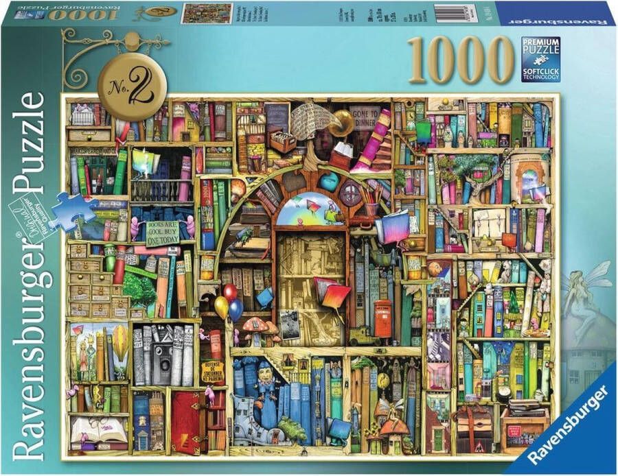Ravensburger puzzel Magic Bookshelf No. 2 Legpuzzel 1000 stukjes