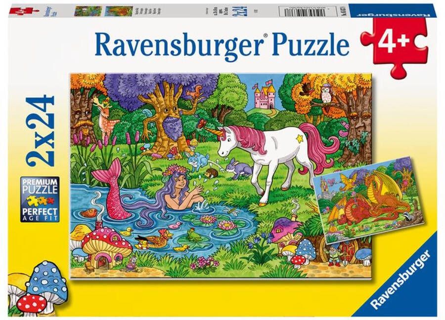 Ravensburger puzzel Magisch Bos 2x24 stukjes Kinderpuzzel