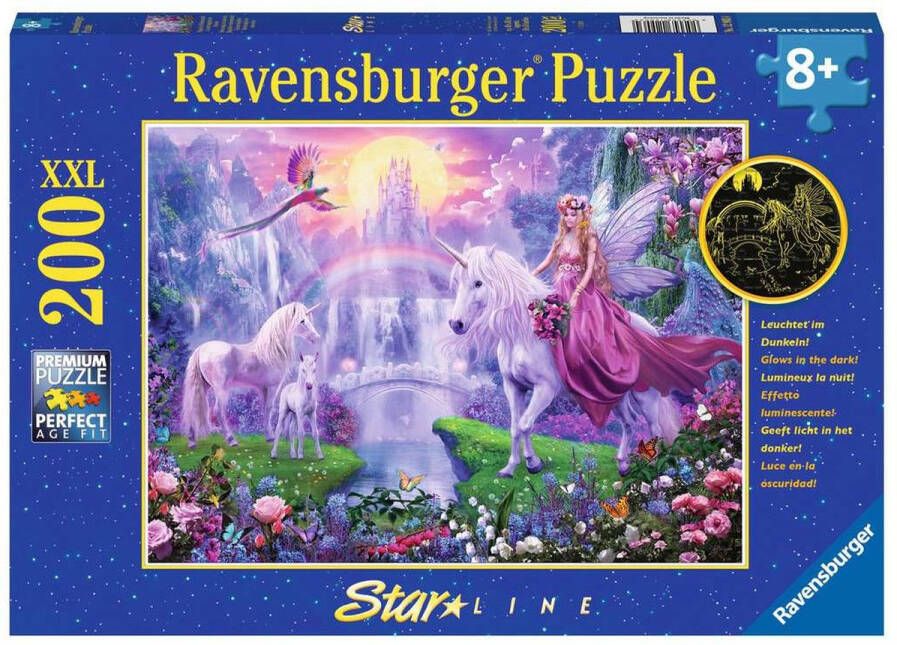 Ravensburger puzzel Magische eenhoornnacht Legpuzzel 200 stukjes