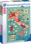 Ravensburger puzzel Map of Italy Sweet Legpuzzel 1000 stukjes - Thumbnail 1