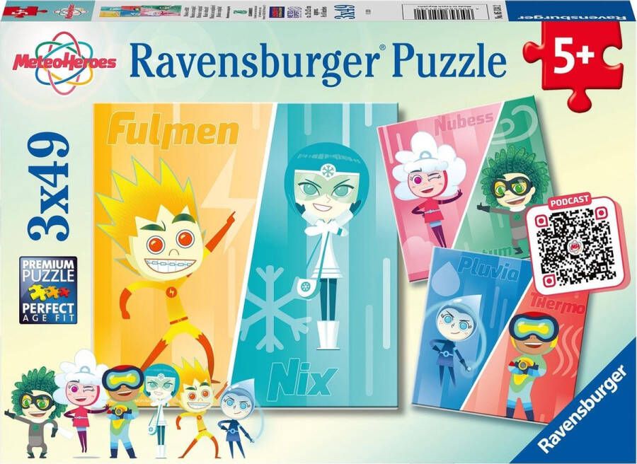 Ravensburger puzzel Missie volbracht! 3 x 49 stukjes kinderpuzzel