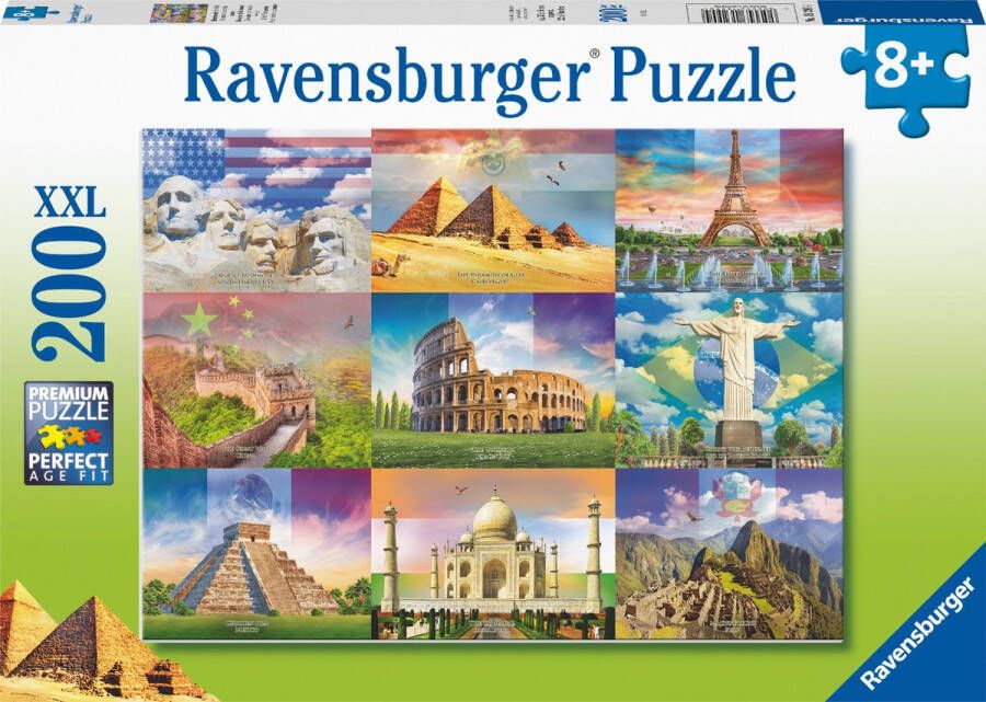 Ravensburger puzzel Monuments of the World Legpuzzel 200XXL stukjes