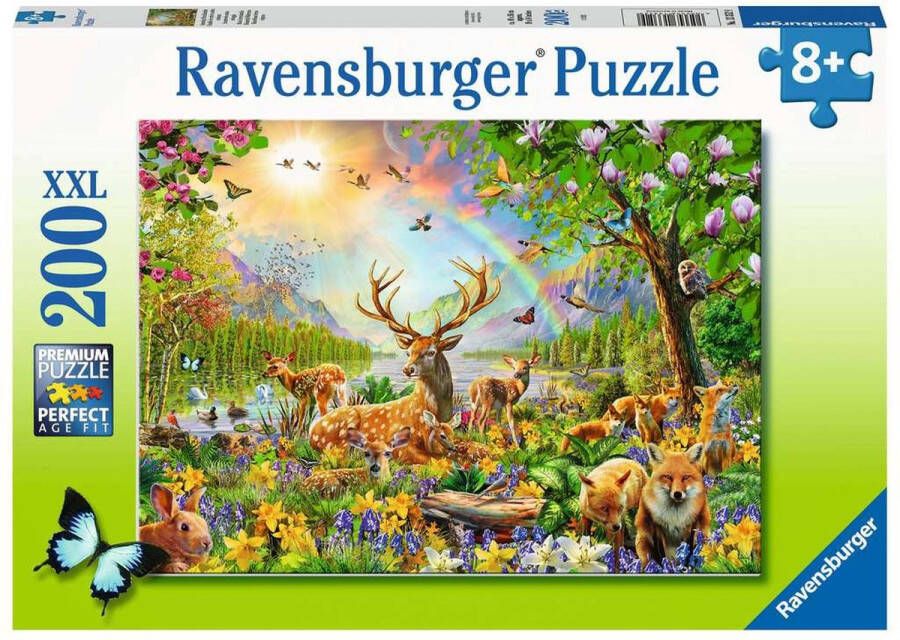 Ravensburger puzzel Mooie hertenfamilie Legpuzzel 200 XXL stukjes