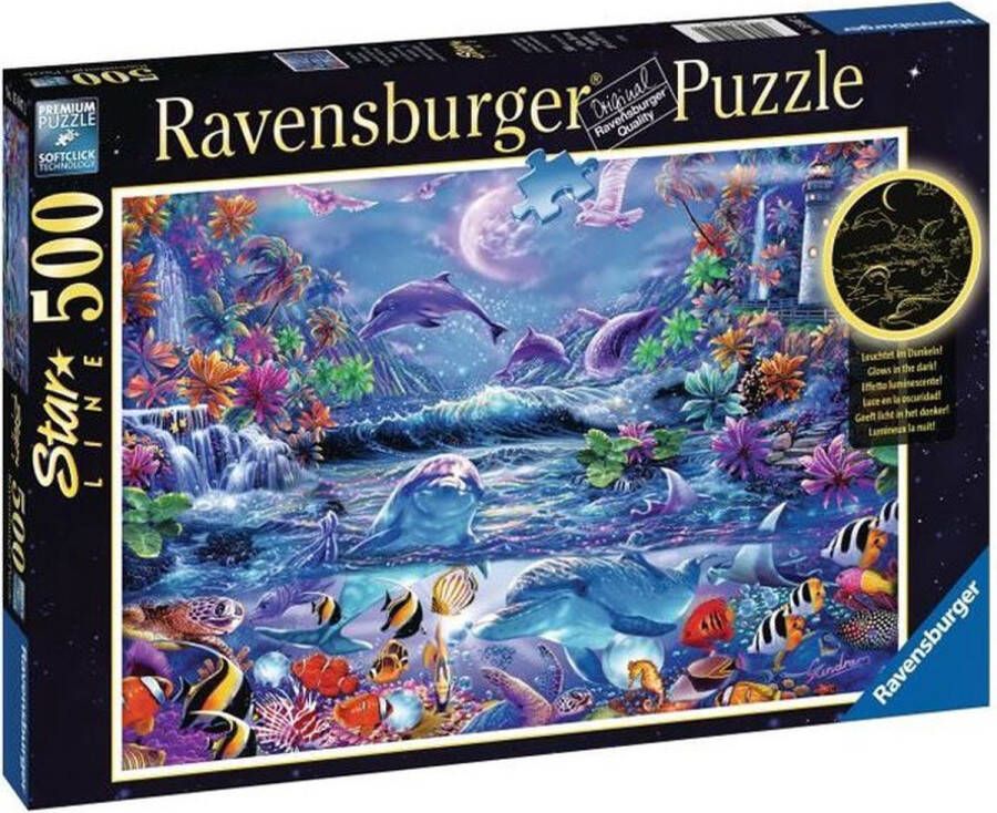 Ravensburger puzzel van 500 stukjes Star Line De magie van het maanlicht