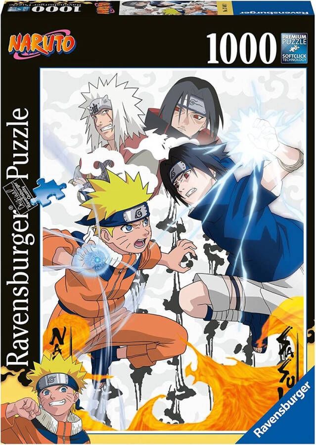 Ravensburger puzzel Naruto vs. Sasuke Legpuzzel 1000 stukjes