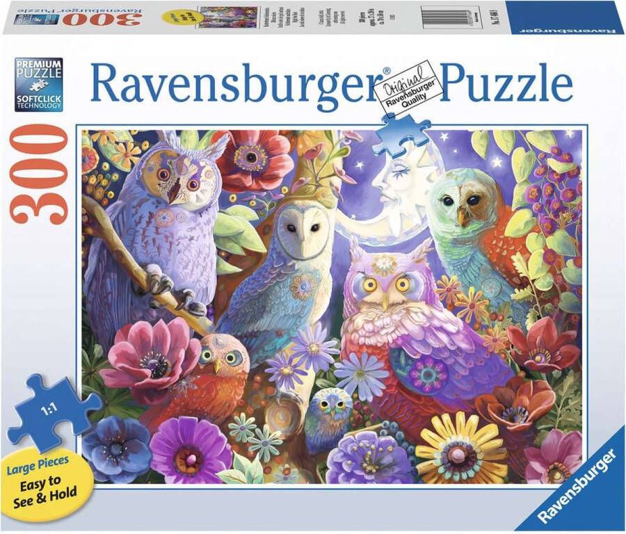 Ravensburger puzzel Night Owl Hoot Legpuzzel 300 Large Format stukjes