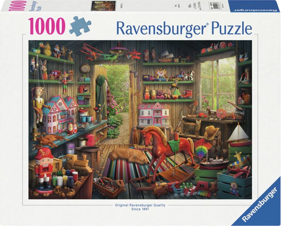 Ravensburger puzzel Speelgoed van vroeger 1000 stukjes