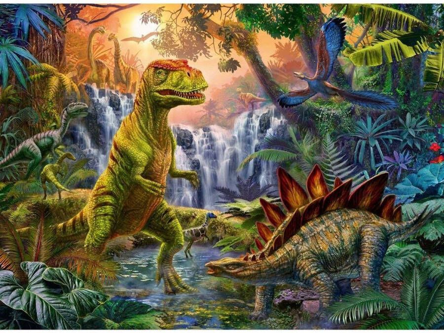 Ravensburger puzzel Oase van dinosauriërs Legpuzzel 100 stukjes