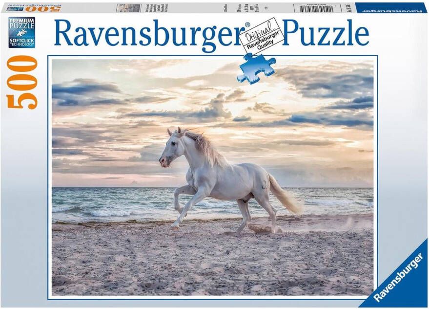 Ravensburger puzzel Paard op het strand 500 stukjes Legpuzzel 500 stukjes