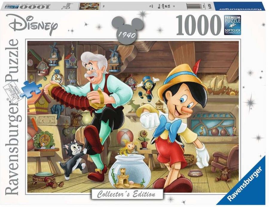 Ravensburger puzzel 1000 stukjes collector`s edition pinocchio