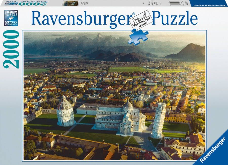 Ravensburger puzzel Pisa in Italië legpuzzel 2000 stukjes