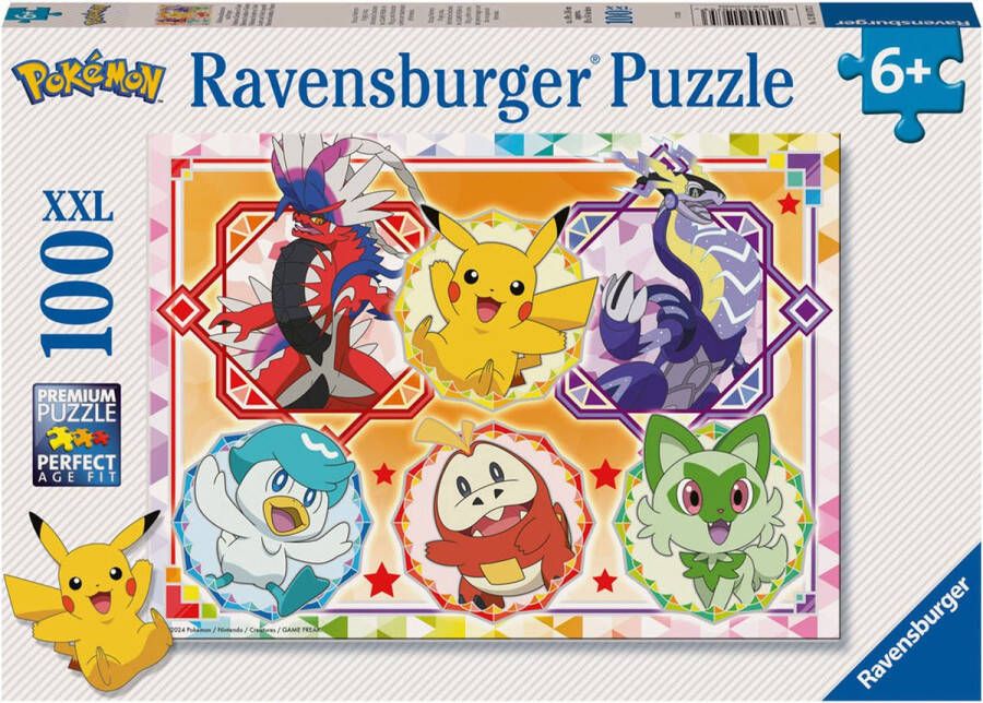 Ravensburger puzzel PokÃ©mon Legpuzzel 100 XXL stukjes