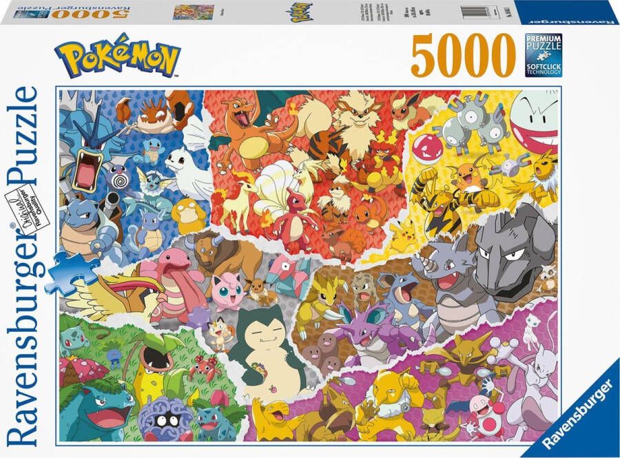 Ravensburger puzzel PokÃ©mon Legpuzzel 5000 stukjes