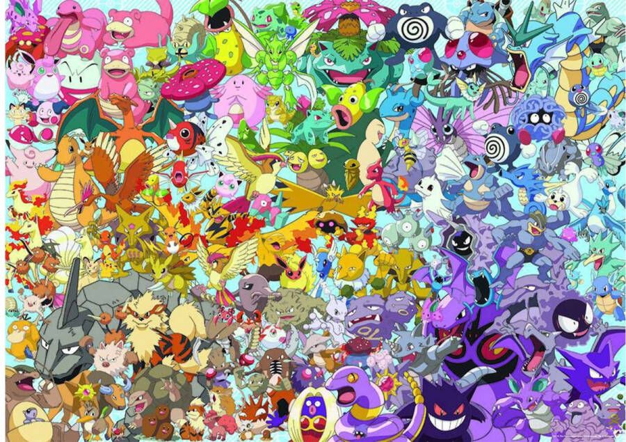 Ravensburger puzzel Pokémon Challenge Legpuzzel 1000 stukjes