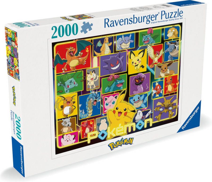 Ravensburger puzzel Pokémon Legpuzzel 2000 stukjes