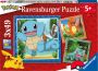 Ravensburger puzzel Pokémon Legpuzzel Drie puzzels 49 stukjes kinderpuzzel - Thumbnail 1