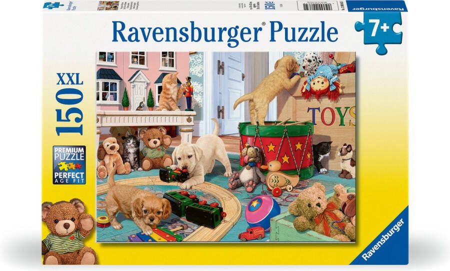 Ravensburger puzzel Puppies Playtime Legpuzzel 150 XXL stukjes