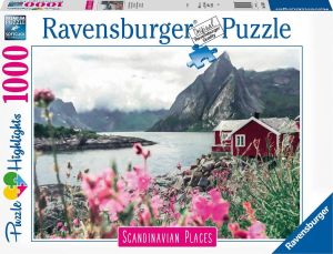 Ravensburger puzzel Reine Lofoten Noorwegen legpuzzel 1000 stukjes