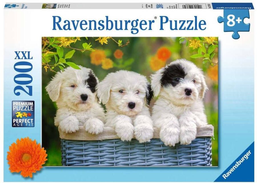 Ravensburger puzzel Schattige puppies Legpuzzel 200XXL stukjes
