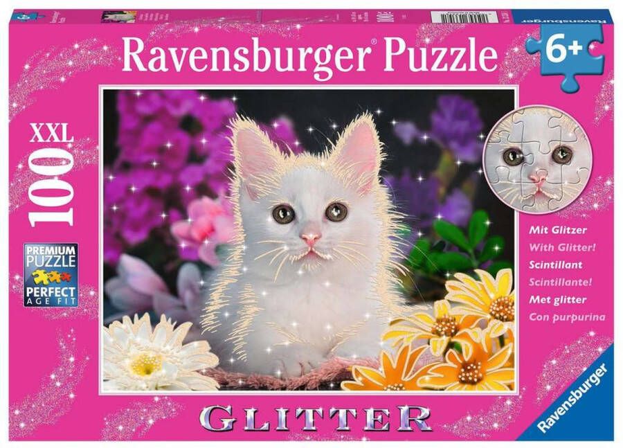 Ravensburger puzzel Schitterend katje Legpuzzel 100 XXL stukjes