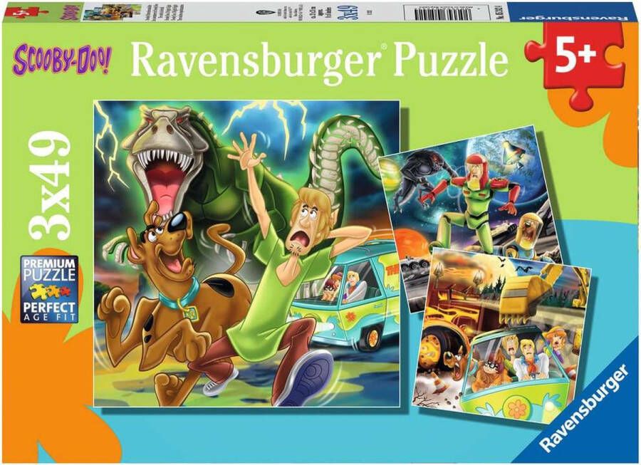 Ravensburger puzzel Scooby Doo Legpuzzel 3x49 stukjes