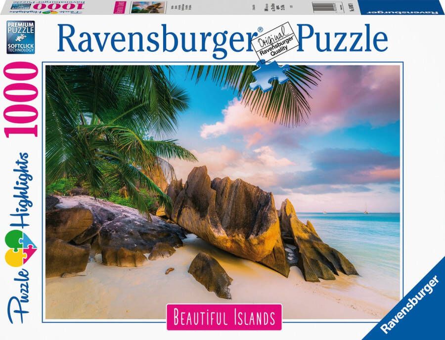 Ravensburger puzzel Seychellen Legpuzzel 1000 stukjes