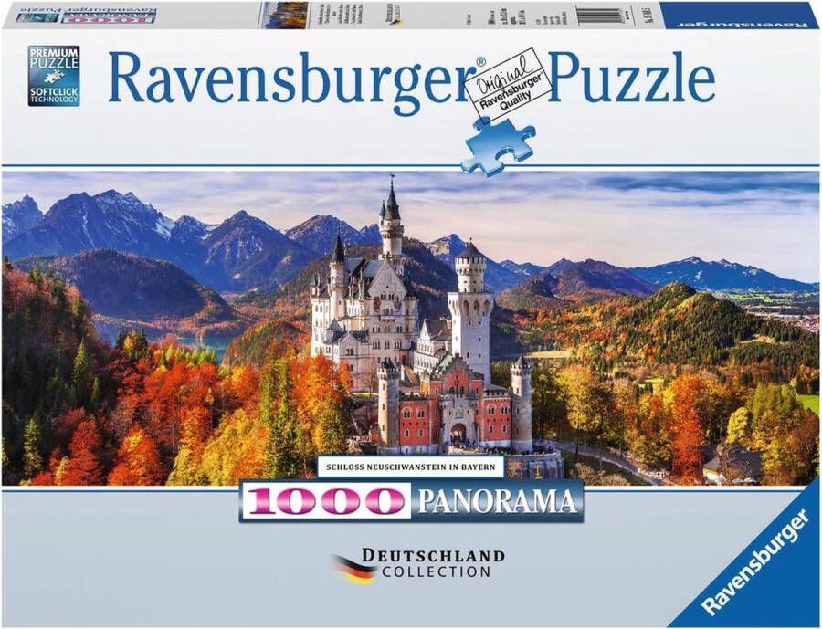 Ravensburger puzzel Slot Neuschwanstein Legpuzzel 1000 stukjes