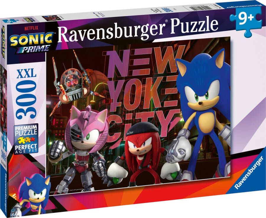 Ravensburger puzzel Sonic Prime Legpuzzel 300 XXL stukjes