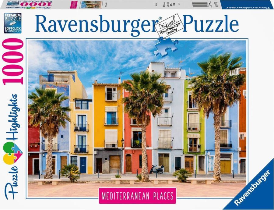 Ravensburger Puzzel 1000 p Mediterraan Spanje (Puzzel Hoogtepunten)