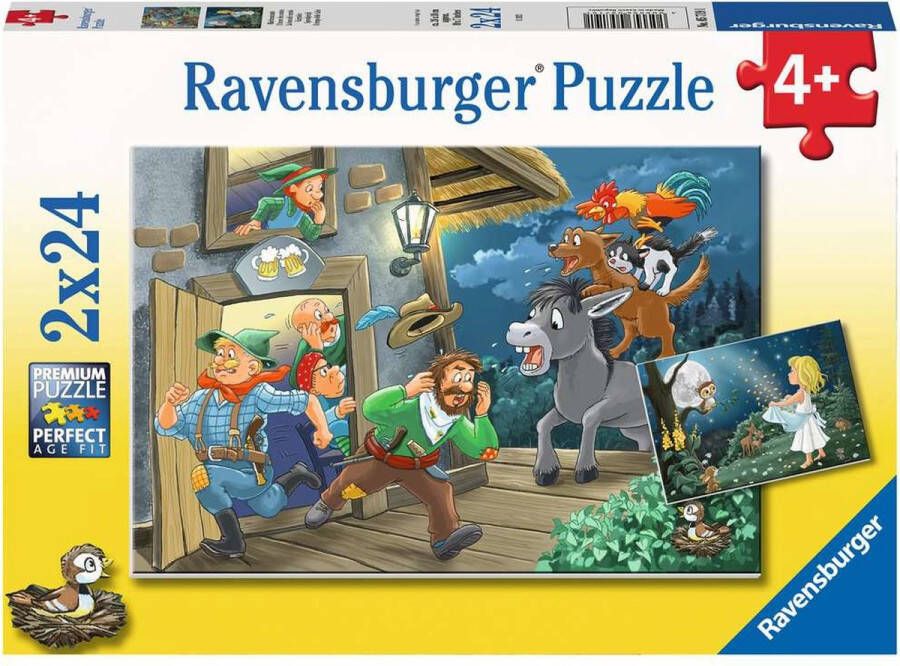 Ravensburger puzzel Sprookjes Legpuzzel 2x24 stukjes