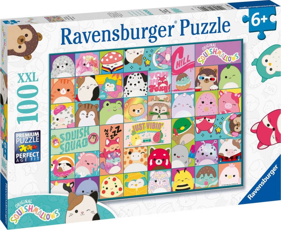 Ravensburger puzzel Squismallows Legpuzzel 100 XXL stukjes