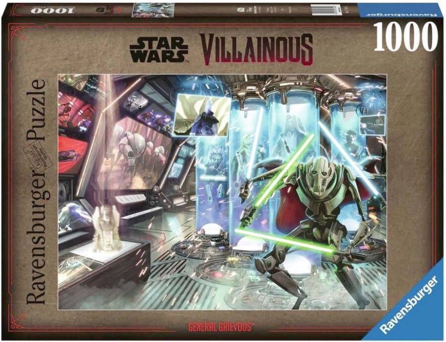 Ravensburger Puzzel Star Wars Villainous: General Grievous Legpuzzel 1000 stukjes