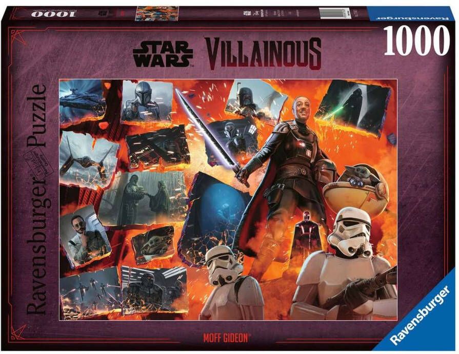 Ravensburger Puzzel Star Wars Villainous: Moff Gideon Legpuzzel 1000 stukjes