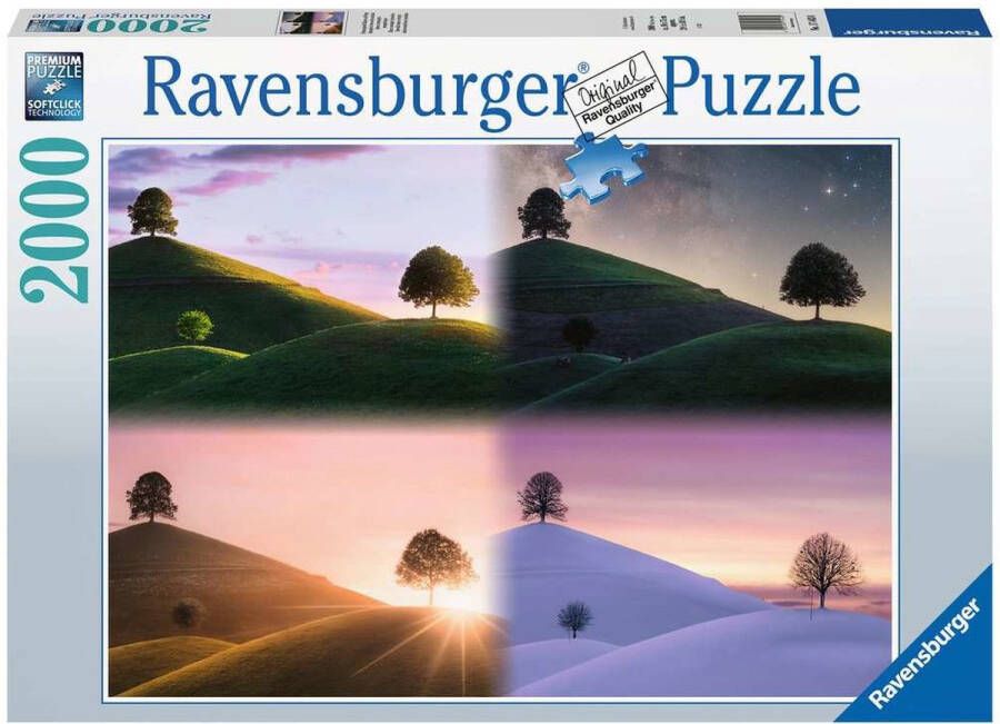 Ravensburger puzzel Stemmingsvolle bomen en bergen Legpuzzel 2000 stukjes