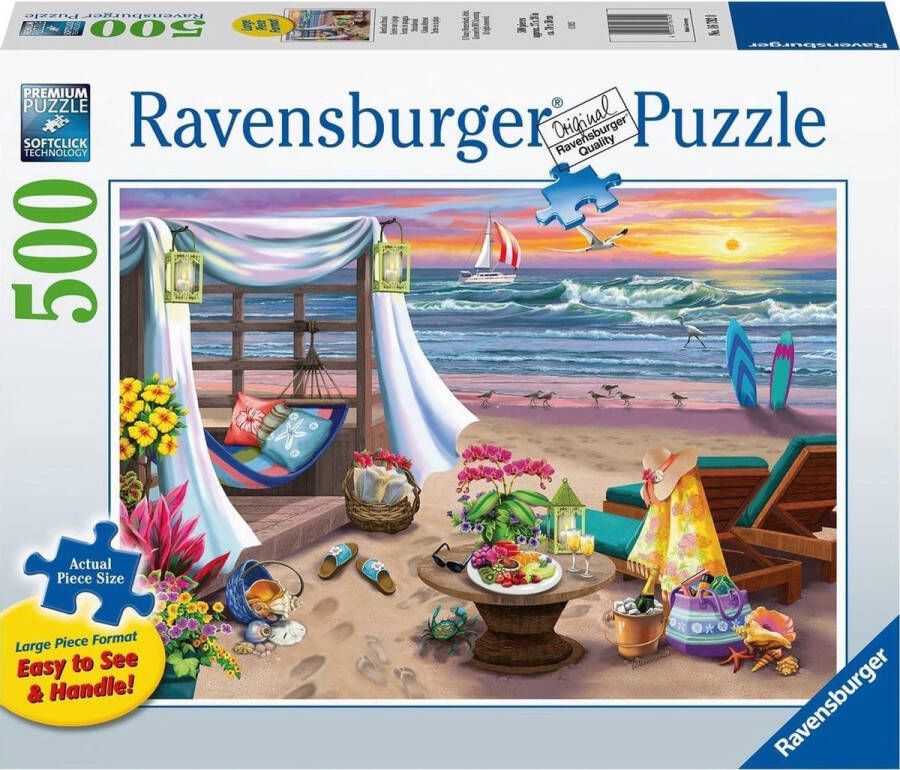 Ravensburger puzzel Strandavond Legpuzzel 500 stukjes
