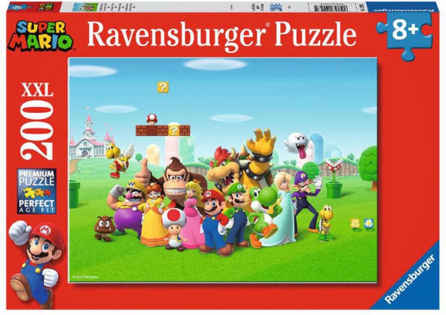 Ravensburger puzzel Super Mario Legpuzzel 200 XXL stukjes